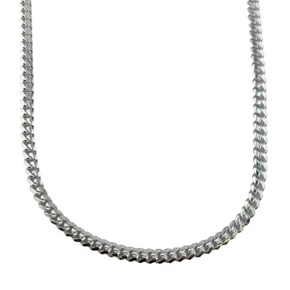 Sterling Silver Miami Cuban 200 7mm Box Lock Bracelet Chain Italian Italy Solid Mens Jewelry