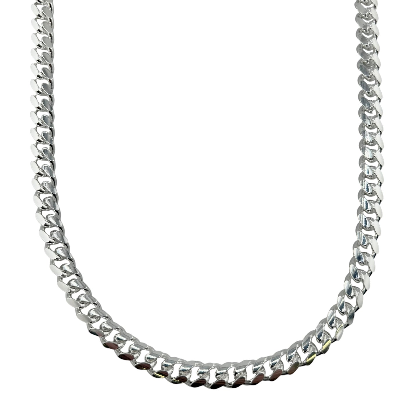 Sterling Silver Miami Cuban 250 8.3mm Box Lock Bracelet Chain Italian Italy Solid Mens Jewelry