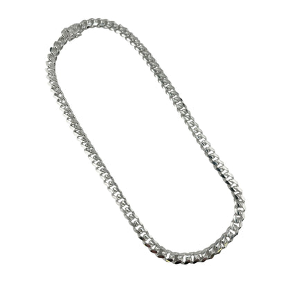 Sterling Silver Miami Cuban 250 8.3mm Box Lock Bracelet Chain Italian Italy Solid Mens Jewelry