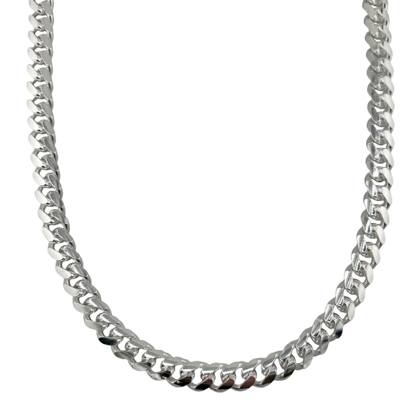 Sterling Silver Miami Cuban 350 12mm Box Lock Bracelet Chain Italian Italy Solid Mens Jewelry