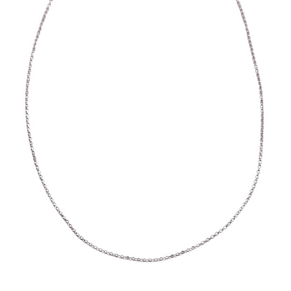 Sterling Silver Rolo 020 (1.3mm) Necklace Chain Italian Italy Solid .925 Jewelry