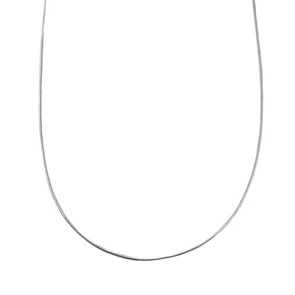 Sterling Silver Adjustable Snake 1mm Necklace Chain .925 Italian