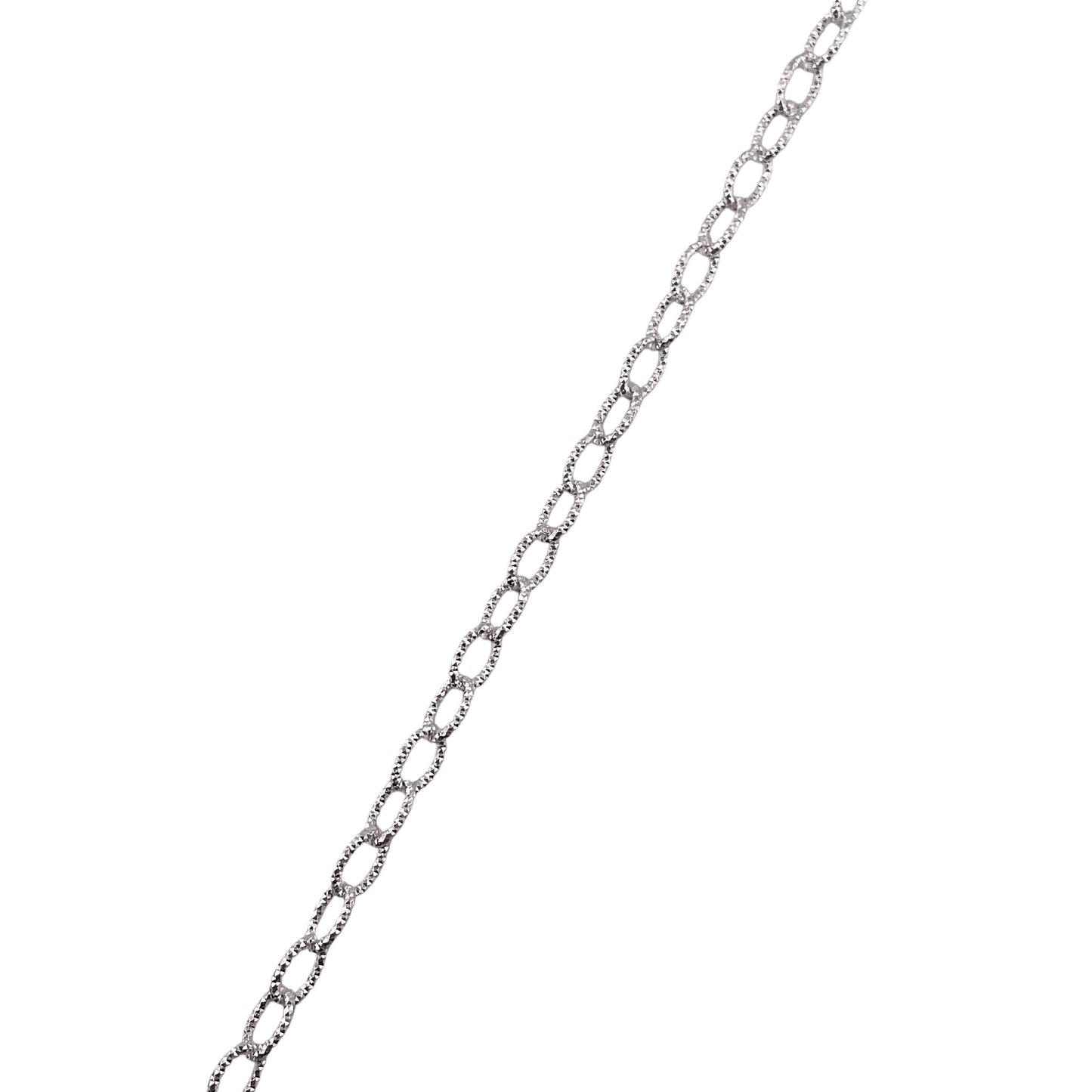 Sterling Silver D/C Oval Rolo 080 3.8mm Bulk Chain (5 FT Pack)