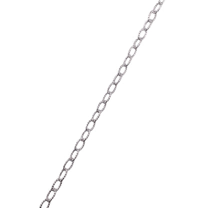 Sterling Silver D/C Oval Rolo 080 3.8mm Bulk Chain (5 FT Pack)
