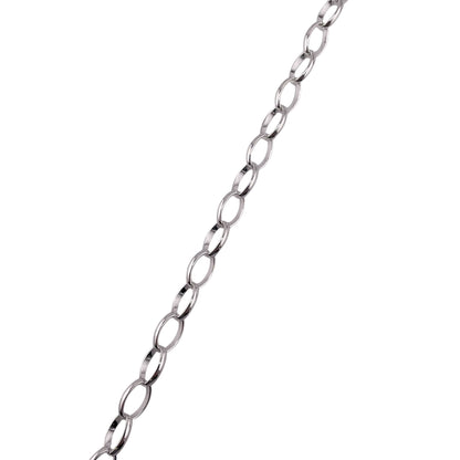 Sterling Silver Oval Rolo 133 7.7mm Bulk Chain (5 FT Pack)