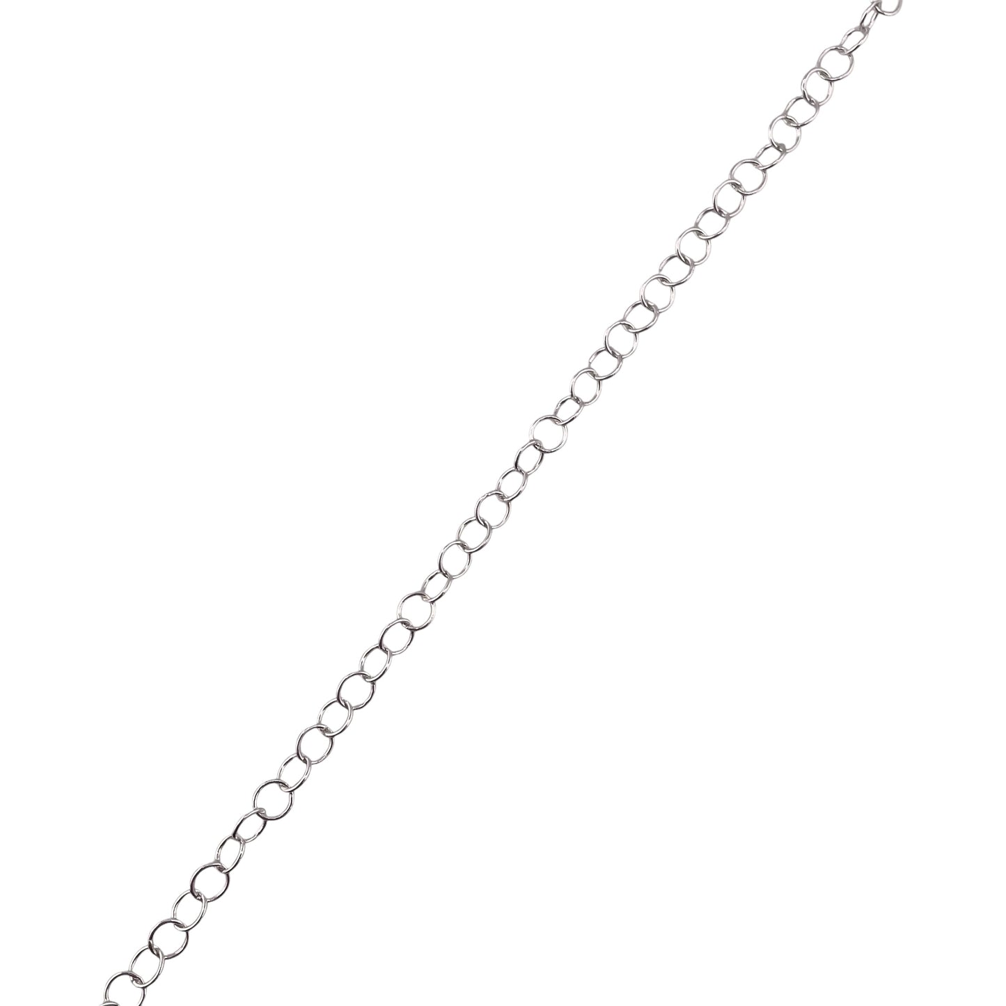 Sterling Silver Round Rolo 050 3.9mm Bulk Chain (5 FT Pack)