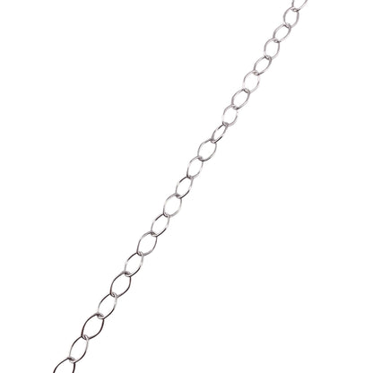 Sterling Silver Rombo Long 090 6.4mm Bulk Chain (5 FT Pack)