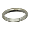 Sterling Silver 3mm Plain Half Round Wedding Band Ring Sizes 3-13