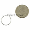 Sterling Silver 1.2mm x 18mm Endless Hoop Earrings Round Genuine Solid .925 Jewelry
