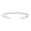 Elaine Tahe Sterling Silver Triangle Wire Plain 4.5mm Navajo Bracelet