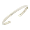 Elaine Tahe Sterling Silver Triangle Wire Plain 4.5mm Navajo Bracelet