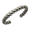 Elaine Tahe Sterling Silver Navajo Flat Chain Link Style 3/8" Bracelet