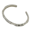 Elaine Tahe Sterling Silver Navajo Bracelet