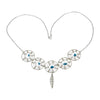 Lorenzo Arviso Jr. Sterling Silver Turquoise Dreamcatcher Navajo Necklace