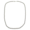 Sterling Silver Loose Hollow Bead Ball 6mm Necklace Chain Italian Italy .925