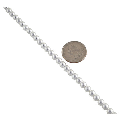 Sterling Silver Loose Hollow Bead Ball 6mm Necklace Chain Italian Italy .925