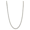 Sterling Silver Curb 080 3mm Bracelet Chain Italian Italy Solid .925 Jewelry