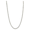 Sterling Silver Curb 100 4mm Bracelet Chain Italian Italy Solid .925 Jewelry