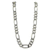 Sterling Silver Figaro 400 15mm Mens Bracelet Chain Italian Solid .925 Jewelry