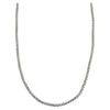 Sterling Silver Half Round Box 050 2.5mm Necklace Chain Italian Italy Solid .925