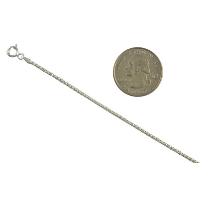Sterling Silver Popcorn 180 1.3mm Necklace Chain Italian Italy Solid .925