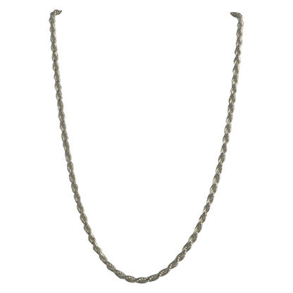 Sterling Silver Diamond Cut Rope 060 3mm Bracelet Chain Italian .925 Jewelry
