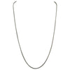 Sterling Silver Round Snake 040 1.5mm Necklace Chain Italian Italy Solid .925